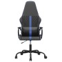 Gaming-Stuhl aus schwarzem und blauem Kunstleder von , Gaming-Stühle - Ref: Foro24-3143787, Preis: 112,99 €, Rabatt: %