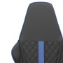 Silla gaming cuero sintético negro y azul de , Sillones para videojuegos - Ref: Foro24-3143787, Precio: 112,99 €, Descuento: %