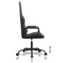 Silla gaming cuero sintético negro y gris de , Sillones para videojuegos - Ref: Foro24-3143791, Precio: 117,09 €, Descuento: %