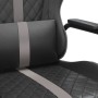 Silla gaming cuero sintético negro y gris de , Sillones para videojuegos - Ref: Foro24-3143791, Precio: 117,09 €, Descuento: %