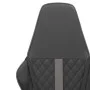 Gaming chair in black and grey synthetic leather by , Gaming chairs - Ref: Foro24-3143791, Price: 103,53 €, Discount: %