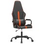 Silla gaming cuero sintético negro y naranja de , Sillones para videojuegos - Ref: Foro24-3143793, Precio: 112,74 €, Descuent...