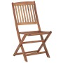 Folding garden chairs 6 units and solid acacia wood cushions by , Garden chairs - Ref: Foro24-3075018, Price: 310,97 €, Disco...