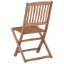 Folding garden chairs 6 units and solid acacia wood cushions by , Garden chairs - Ref: Foro24-3075018, Price: 310,97 €, Disco...