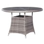 Set comedor jardín 5 pzas ratán sintético gris antracita y gris de , Conjuntos de jardín - Ref: Foro24-3059453, Precio: 310,9...