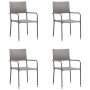 5-piece garden dining set made of synthetic rattan in anthracite gray and gray. by , Garden sets - Ref: Foro24-3059453, Price...