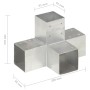 Conector de postes en forma de X metal galvanizado 91x91 mm de , Postes de cerca - Ref: Foro24-145475, Precio: 27,59 €, Descu...