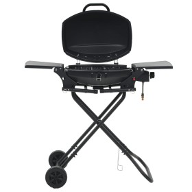 Portable gas barbecue with black cooking area by , Barbecues - Ref: Foro24-276151, Price: 156,15 €, Discount: %