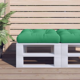 Cushion for pallet sofa, green fabric, 50x50x12 cm by , Cushions for chairs and sofas - Ref: Foro24-314372, Price: 18,60 €, D...