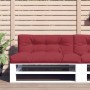 Cushions for pallets, 2 units, red wine fabric by , Cushions for chairs and sofas - Ref: Foro24-314552, Price: 65,03 €, Disco...