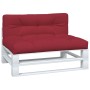 Kissen für Paletten 2 Stück roter Stoff von , Kissen für Stühle und Sofas - Ref: Foro24-314552, Preis: 65,03 €, Rabatt: %