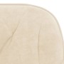 Silla de oficina giratoria de terciopelo color crema de , Sillas de oficina - Ref: Foro24-344876, Precio: 96,20 €, Descuento: %