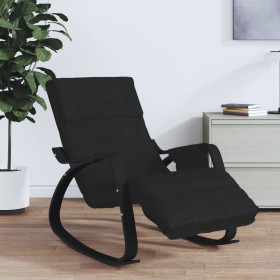 Black fabric rocking chair by , Rocking chairs - Ref: Foro24-351080, Price: 142,26 €, Discount: %