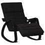 Silla mecedora de tela negro de , Mecedoras - Ref: Foro24-351080, Precio: 156,60 €, Descuento: %