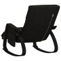 Silla mecedora de tela negro de , Mecedoras - Ref: Foro24-351080, Precio: 156,60 €, Descuento: %