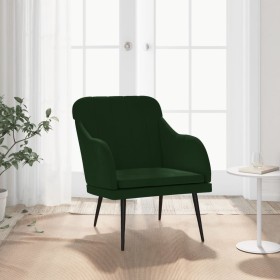 Dark green velvet armchair 63x76x80 cm by , Armchairs - Ref: Foro24-351456, Price: 82,76 €, Discount: %