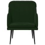 Sillón de terciopelo verde oscuro 63x76x80 cm de , Sillones - Ref: Foro24-351456, Precio: 82,99 €, Descuento: %