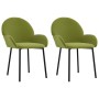 Dining chairs 2 units light green velvet by , dining chairs - Ref: Foro24-344766, Price: 115,52 €, Discount: %