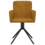 Swivel dining chairs, 2 units, brown velvet by , dining chairs - Ref: Foro24-344798, Price: 145,26 €, Discount: %