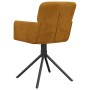 Swivel dining chairs, 2 units, brown velvet by , dining chairs - Ref: Foro24-344798, Price: 145,26 €, Discount: %