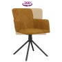 Swivel dining chairs, 2 units, brown velvet by , dining chairs - Ref: Foro24-344798, Price: 145,26 €, Discount: %