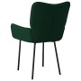 Dining chairs 2 units dark green velvet by , dining chairs - Ref: Foro24-344822, Price: 120,47 €, Discount: %