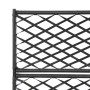 Mesh and flowerbed with 3 black synthetic rattan pots 83x30x130 cm by vidaXL, Pots and planters - Ref: Foro24-46932, Price: 9...