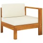 Garden furniture set 10 pieces with cream cushions acacia wood by , Garden sets - Ref: Foro24-3057945, Price: 1,00 €, Discoun...