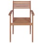 Garden chairs with cushions 4 pcs solid teak wood beige by , Garden chairs - Ref: Foro24-3062307, Price: 332,99 €, Discount: %