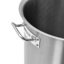 Stainless steel pot 50 L 40x40 cm by vidaXL, tall pots - Ref: Foro24-51135, Price: 130,28 €, Discount: %