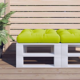 Light green fabric cushion for a 60x60x12 cm pallet sofa. by , Cushions for chairs and sofas - Ref: Foro24-314385, Price: 19,...