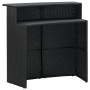 Garden bar furniture set, 4 pieces, with black cushions. by , Garden sets - Ref: Foro24-3064876, Price: 364,29 €, Discount: %