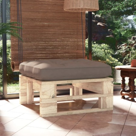 Garden ottoman made of pine wood pallets treated with preservatives. by , Modular outdoor sofas - Ref: Foro24-3066465, Price:...