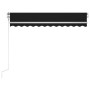 Toldo automático LED sensor de viento gris antracita 300x250 cm de , Toldos - Ref: Foro24-3068874, Precio: 448,72 €, Descuent...