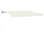 Toldo automático con LED sensor de viento crema 400x300 cm de , Toldos - Ref: Foro24-3068912, Precio: 634,52 €, Descuento: %