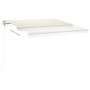 Toldo automático con LED sensor de viento crema 400x300 cm de , Toldos - Ref: Foro24-3068912, Precio: 634,52 €, Descuento: %