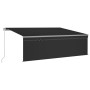 Toldo manual retráctil con persiana y LED antracita 4x3 m de , Toldos - Ref: Foro24-3069424, Precio: 403,89 €, Descuento: %