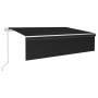 Toldo automático persiana LED sensor viento gris antracita 6x3m de , Toldos - Ref: Foro24-3069374, Precio: 865,04 €, Descuent...