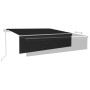 Toldo automático persiana LED sensor viento gris antracita 6x3m de , Toldos - Ref: Foro24-3069374, Precio: 865,04 €, Descuent...