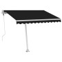 Automatic awning with wind sensor and LED lights, anthracite color, 300x250 cm. by , Awnings - Ref: Foro24-3069514, Price: 55...