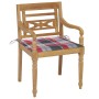 Batavia chairs, set of 4, made of solid teak wood with cushions. by , Garden chairs - Ref: Foro24-3073308, Price: 486,25 €, D...