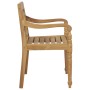 Batavia chairs, set of 4, made of solid teak wood with cushions. by , Garden chairs - Ref: Foro24-3073308, Price: 486,25 €, D...