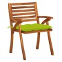 Garden chairs 8 units solid teak wood with cushions by , Garden chairs - Ref: Foro24-3075227, Price: 642,86 €, Discount: %