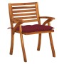 Garden chairs 8 units solid teak wood with cushions by , Garden chairs - Ref: Foro24-3075225, Price: 667,34 €, Discount: %