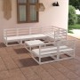 8-teiliges Garten-Lounge-Set aus massivem Kiefernholz von , Gartensets - Ref: Foro24-3075650, Preis: 411,96 €, Rabatt: %