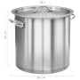 Stainless steel saucepan 35 L 36x36 cm by vidaXL, tall pots - Ref: Foro24-51134, Price: 109,71 €, Discount: %