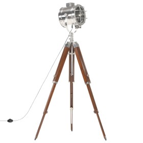 Floor lamp with tripod solid mango wood 165 cm by vidaXL, Lamps - Ref: Foro24-286113, Price: 131,76 €, Discount: %