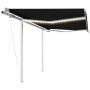 Toldo automático con LED y sensor de viento antracita 3x2,5 m de , Toldos - Ref: Foro24-3069914, Precio: 540,85 €, Descuento: %