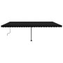 Toldo de pie retráctil manual gris antracita 600x350 cm de , Toldos - Ref: Foro24-3069879, Precio: 696,77 €, Descuento: %