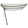 Toldo de pie retráctil manual crema 600x300 cm de , Toldos - Ref: Foro24-3069797, Precio: 634,22 €, Descuento: %